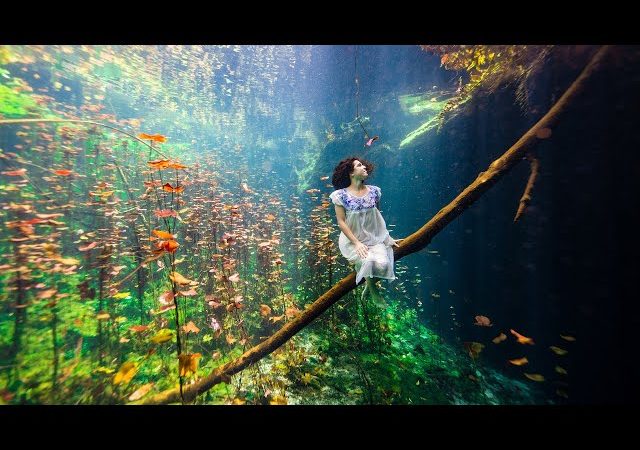 La buceadora que lucha por los cenotes en México