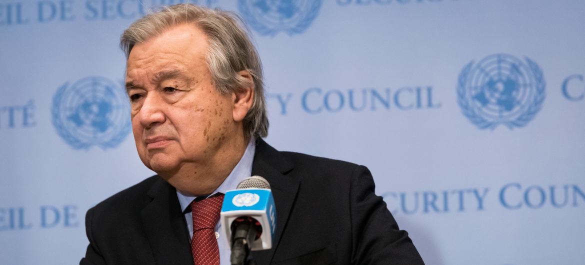 Guterres anuncia avances para la exportación por el Mar Negro de alimentos