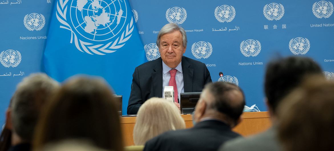 Guterres: “Si un tercio de los países del G20 estuviera bajo el agua, quizás les resultaría más fácil acordar recortes de emisiones”