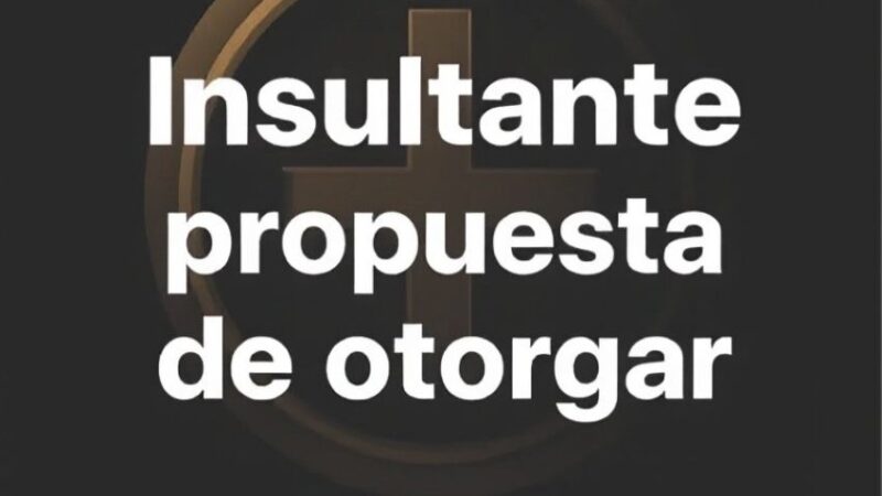 Insultante propuesta del Congreso peruano: otorgar la Medalla de la Gran Cruz a Jerí